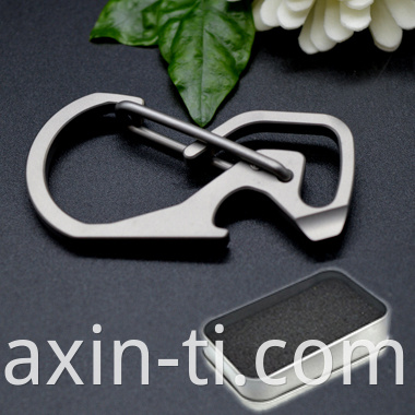 titanium keychain carabiner